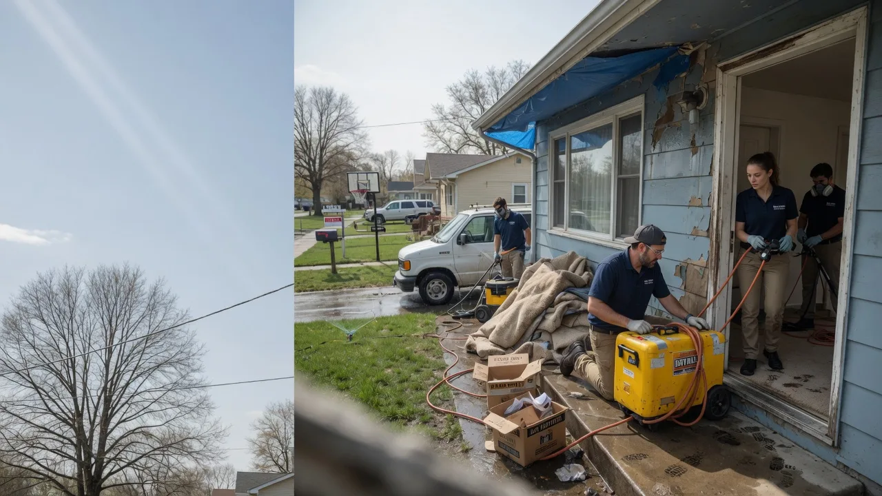 Basement Flood Cleanup in Springport, MI near me